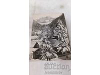 Пощенска картичка Рила Централен алпийски лагер 1962