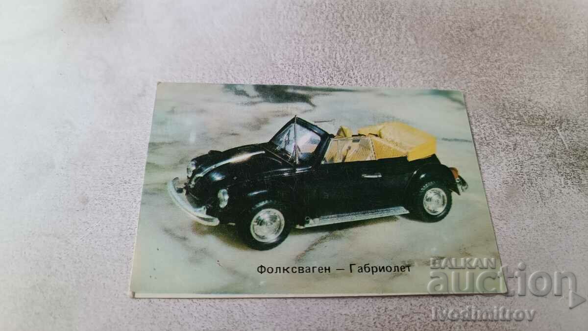 Calendar Volkswagen - Cabriolet 1983