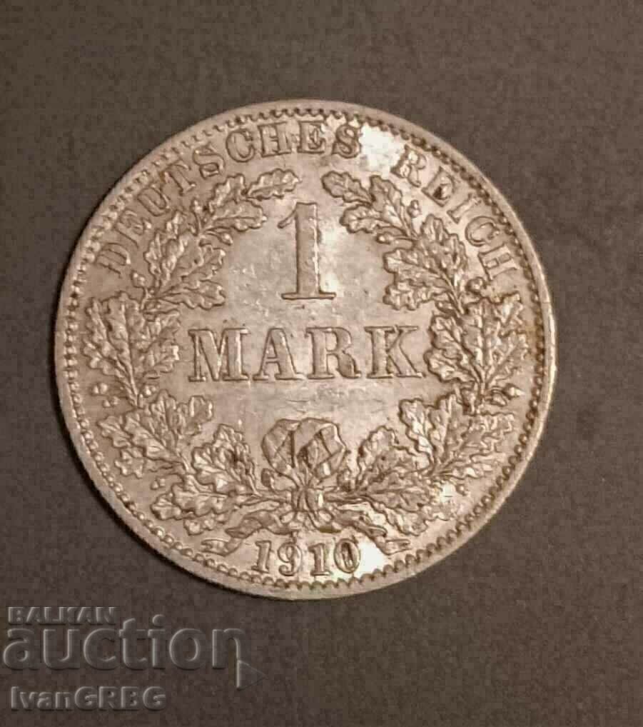 Delivery of 1 mark 1910 Germany SILVER Delivery of 1 mark 1910 Germany SILVER
