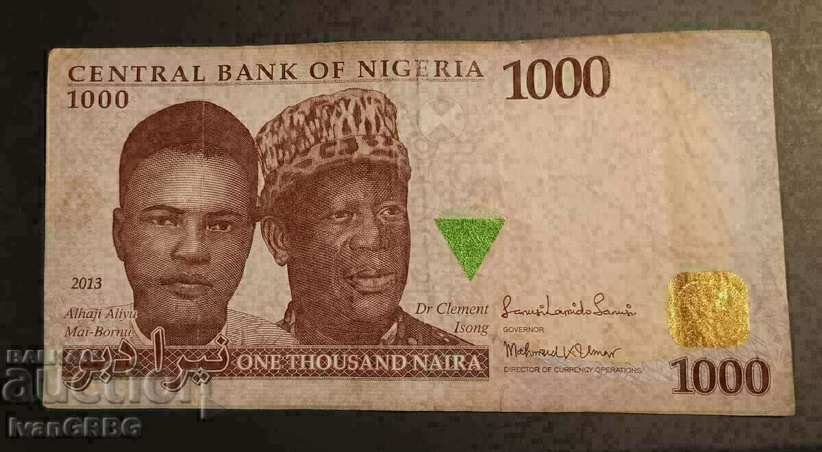 1000 найра Нигерия 2013 1000 найри 1000 naira Nigeria