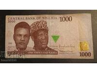 1000 Naira Nigeria 2013 1000 Naira 1000 Naira Nigeria