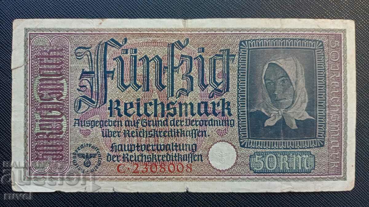 Germany, 50 Reichsmarks 1939 - 1945