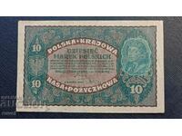 Полша, 10 марки 1919 г.