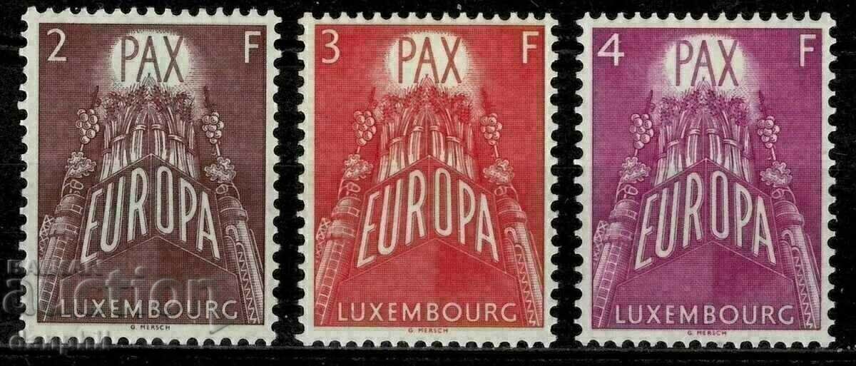 Luxemburg 1957 Europa CEPT (**) serie curată, fără ștampilă