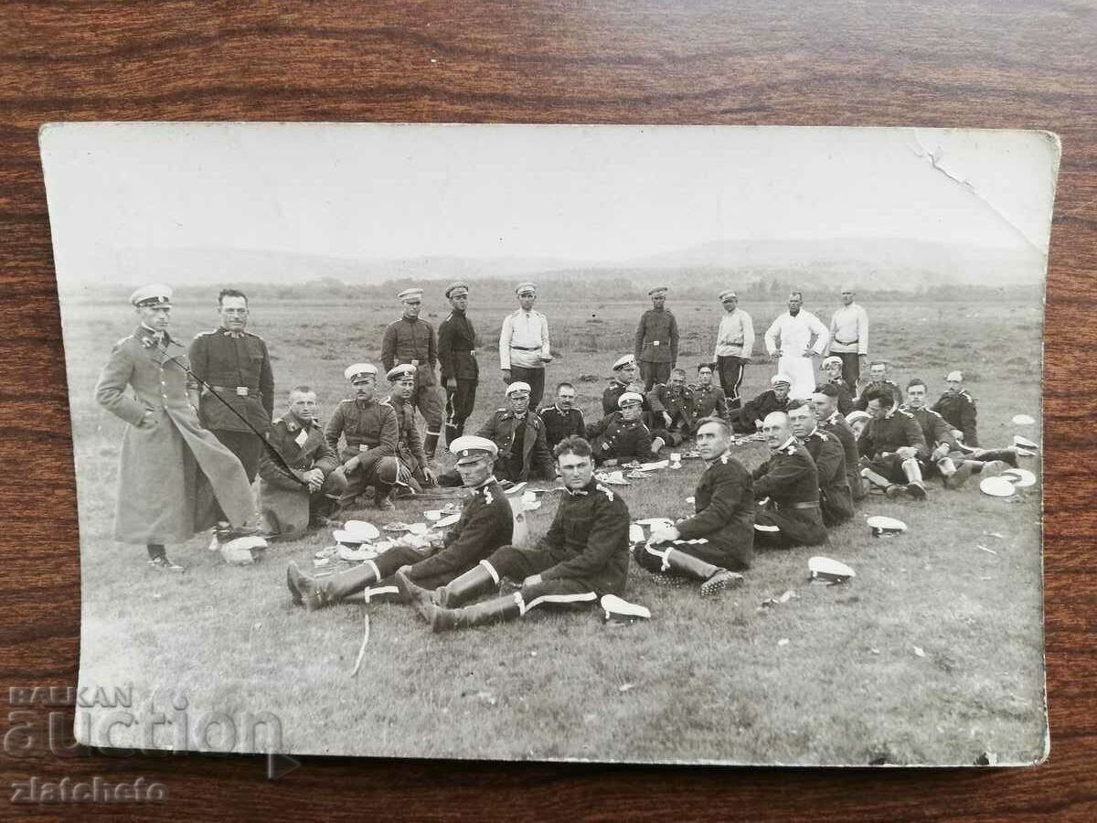 Old photo Kingdom of Bulgaria - Samokov, the camp