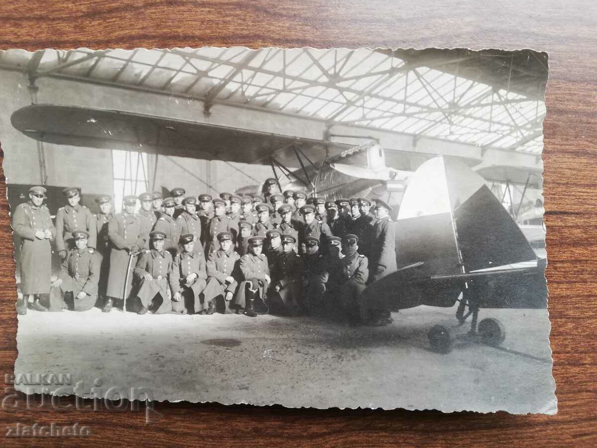 Παλιά φωτογραφία Βασίλειο της Βουλγαρίας - Αεροδρόμιο - Bozhurishte 1932