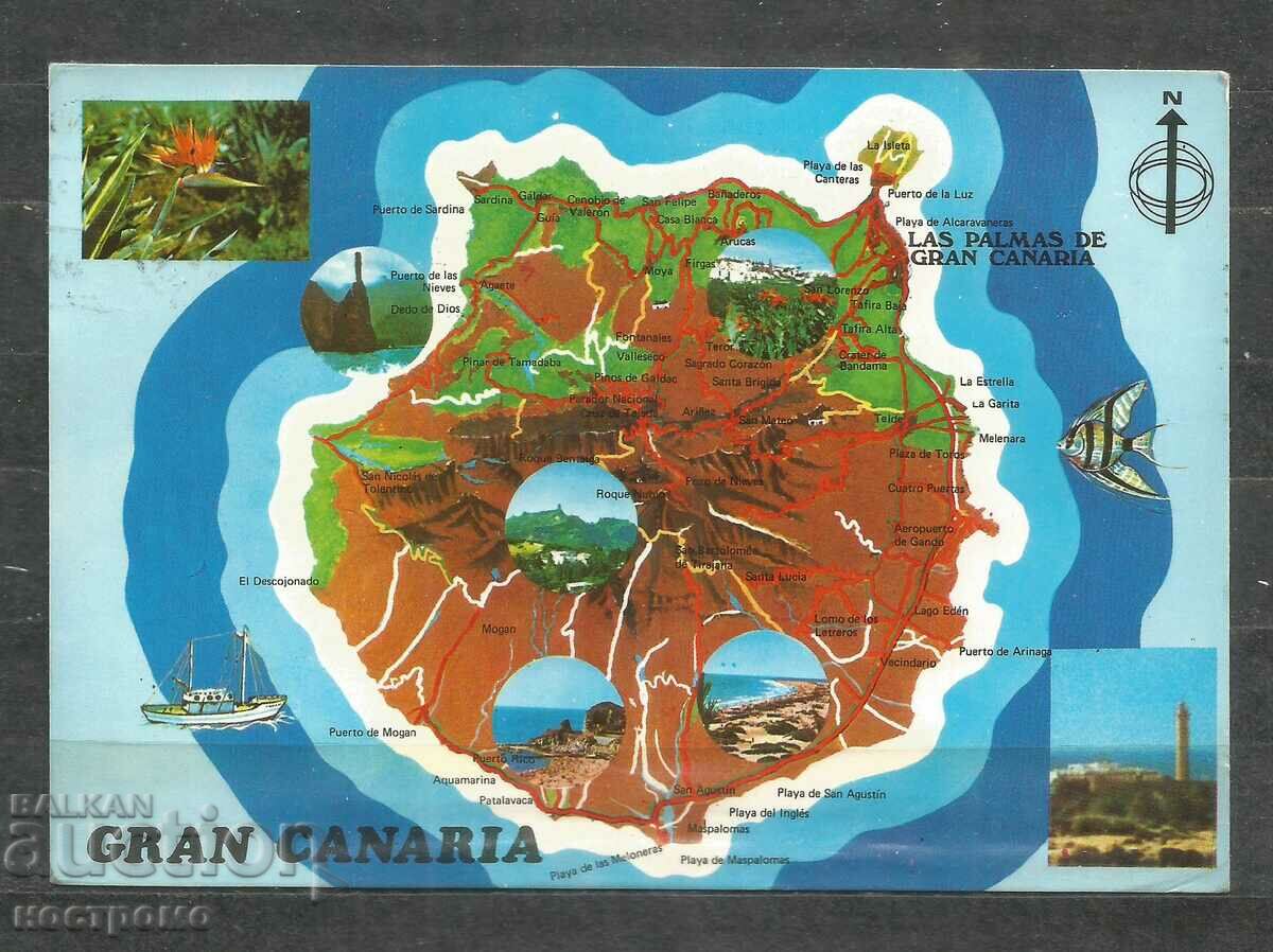 Γκραν Κανάρια - Ισπανία Ταχυδρομική κάρτα - A 1764