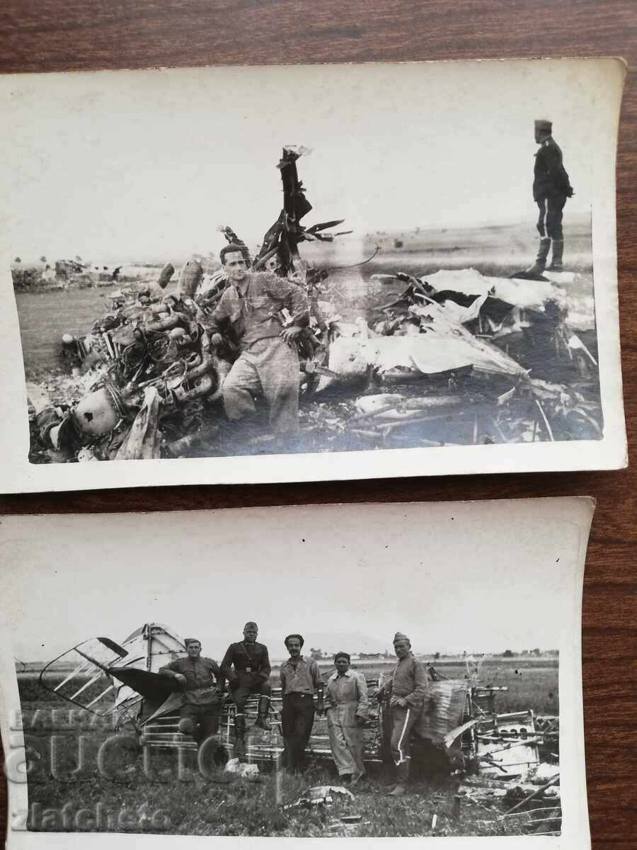 8 old photos of Petrovac Airport, destroyed by the Germans with price 300.00 BGN | € 153.39 8 old photos of Petrovac Airport, destroyed by the Germans with price 300.00 BGN | € 153.39