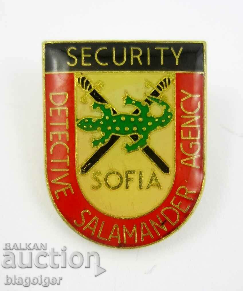 Auction DETECTIVE AGENCY SALAMANDER-LARGE AND SMALL SIGN-SCREW Auction DETECTIVE AGENCY SALAMANDER-LARGE AND SMALL SIGN-SCREW