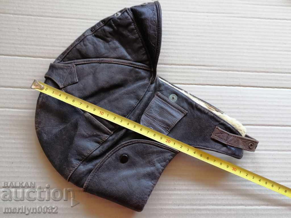 Auction German Parachute Bonnet Motorcycle Leather Helmet Wehrmacht Auction German Parachute Bonnet Motorcycle Leather Helmet Wehrmacht