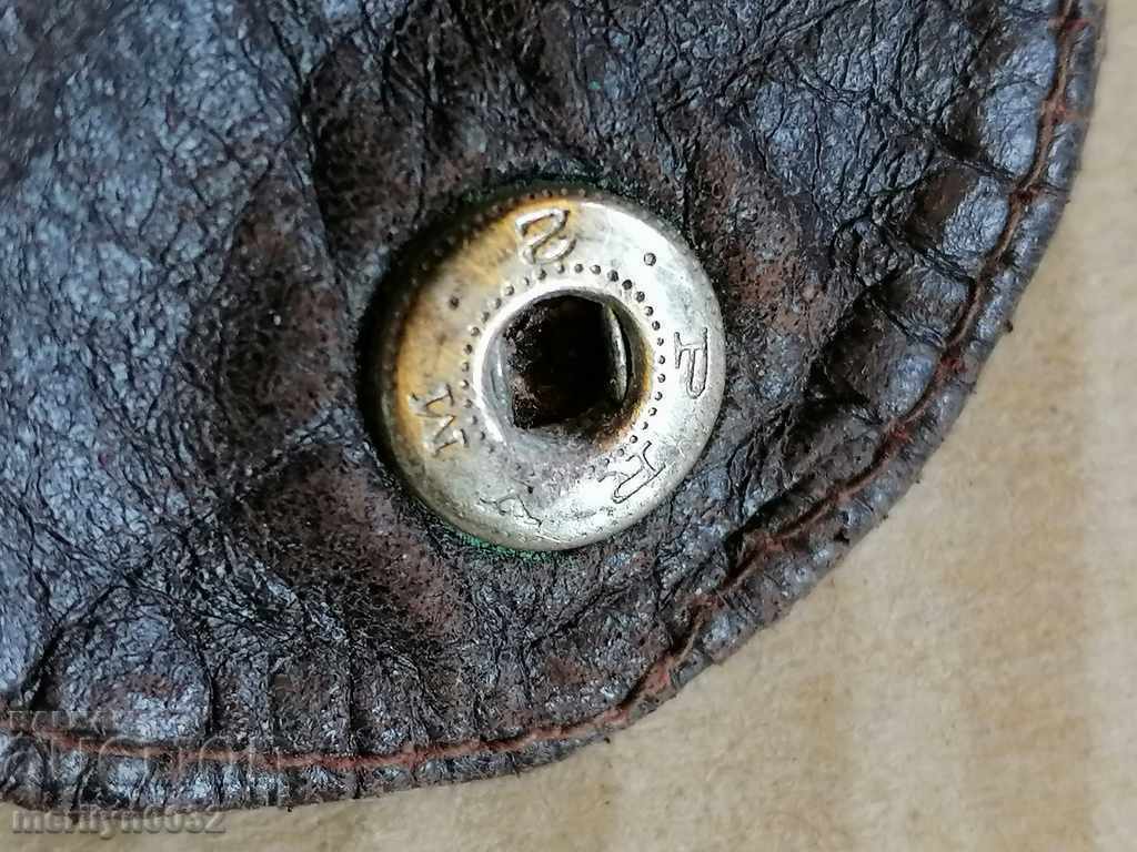 German Parachute Bonnet Motorcycle Leather Helmet Wehrmacht - 5 German Parachute Bonnet Motorcycle Leather Helmet Wehrmacht - 5