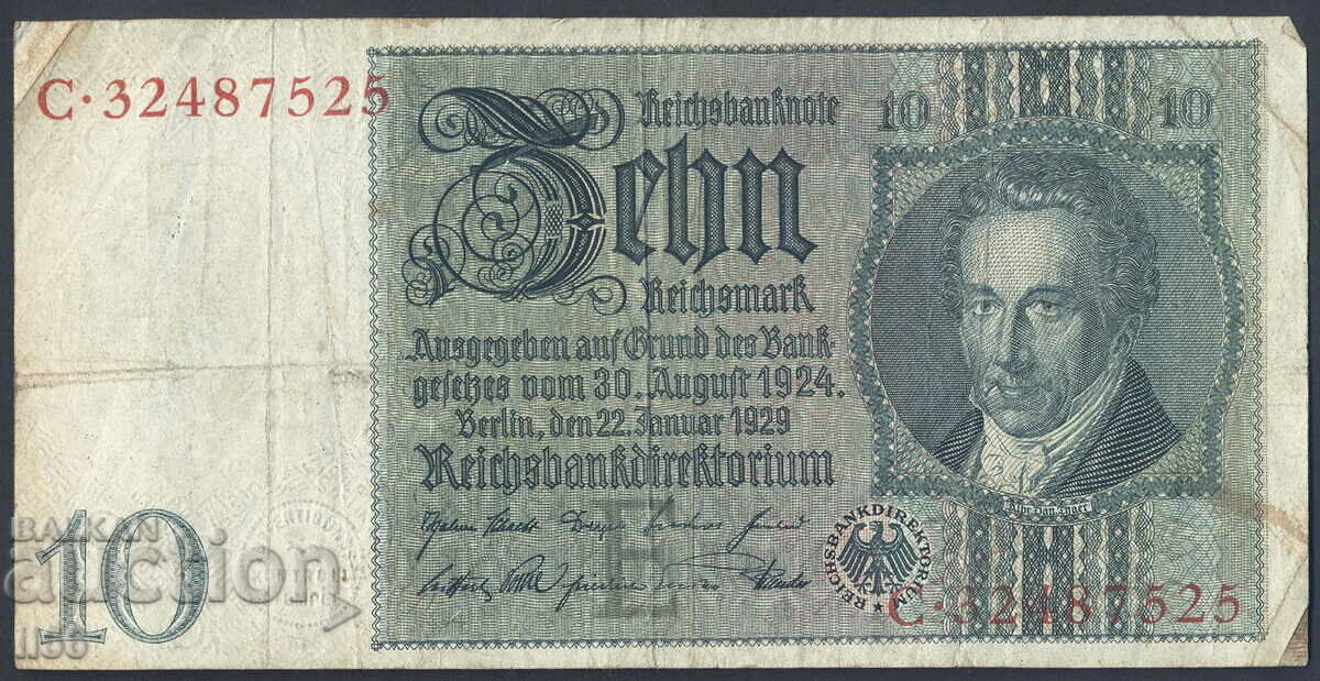 Germany - 10 Reichsmarks 1929