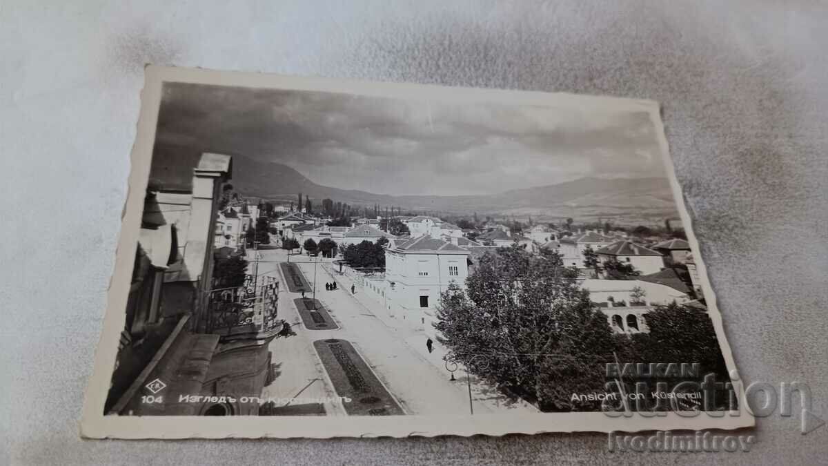 Carte poștală Kyustendily View Gr. Paștele 1939