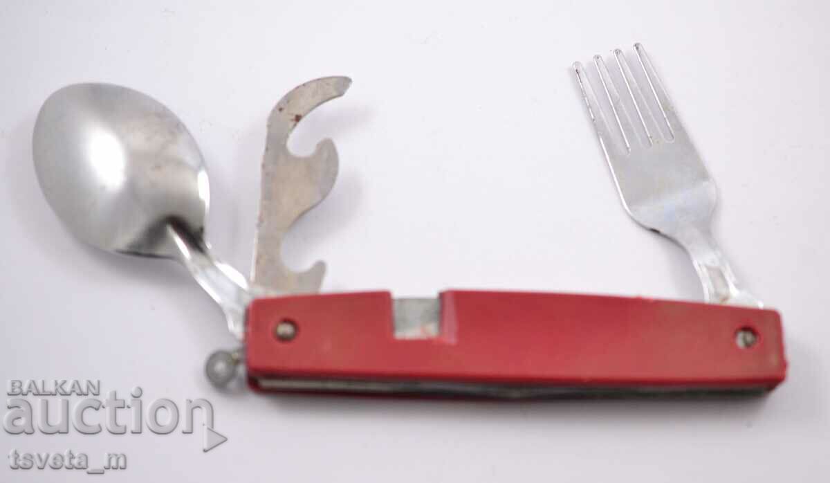 Delivery of Travel set fork, spoon and opener Delivery of Travel set fork, spoon and opener