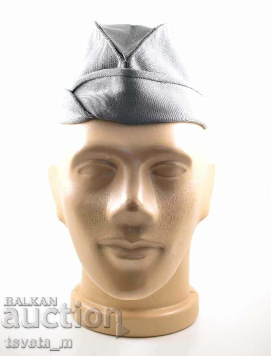 Gray pilot hat