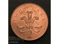 Great Britain. 2 pence 1999