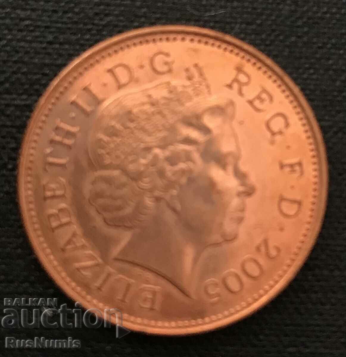 Great Britain. 2 pence 2005 with price 0.40 BGN | € 0.20 Great Britain. 2 pence 2005 with price 0.40 BGN | € 0.20