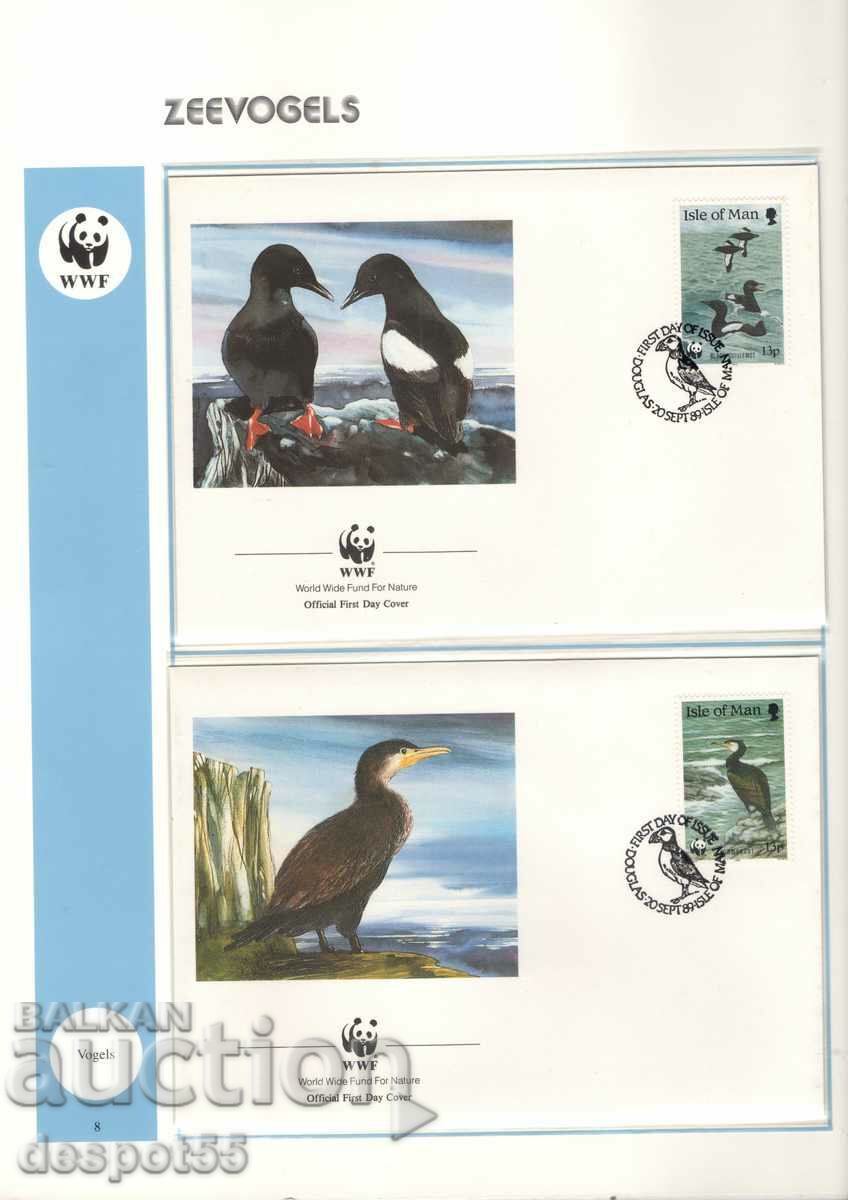 1989. Isle of Man. Environmental protection. 4 envelopes. with price 7.50 BGN | € 3.83 1989. Isle of Man. Environmental protection. 4 envelopes. with price 7.50 BGN | € 3.83