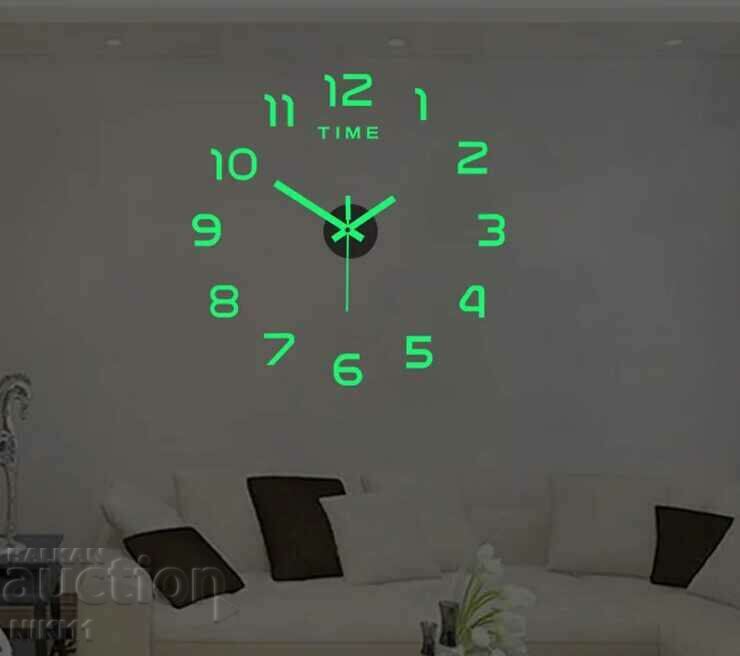 Luminous wall clock 40 cm Luminous wall clock