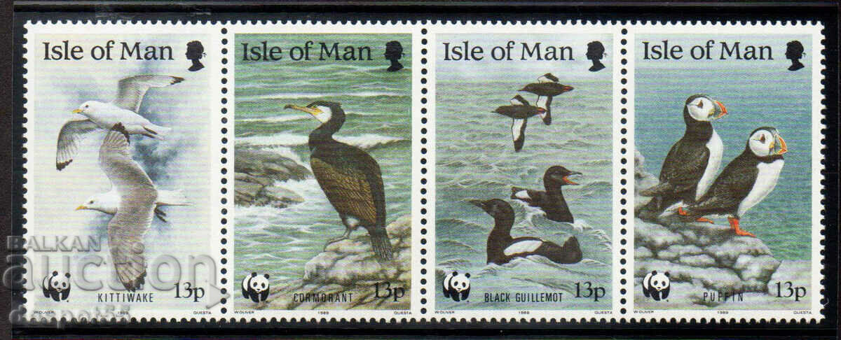 1989. Isle of Man. Την προστασία του περιβάλλοντος. Λωρίδα.