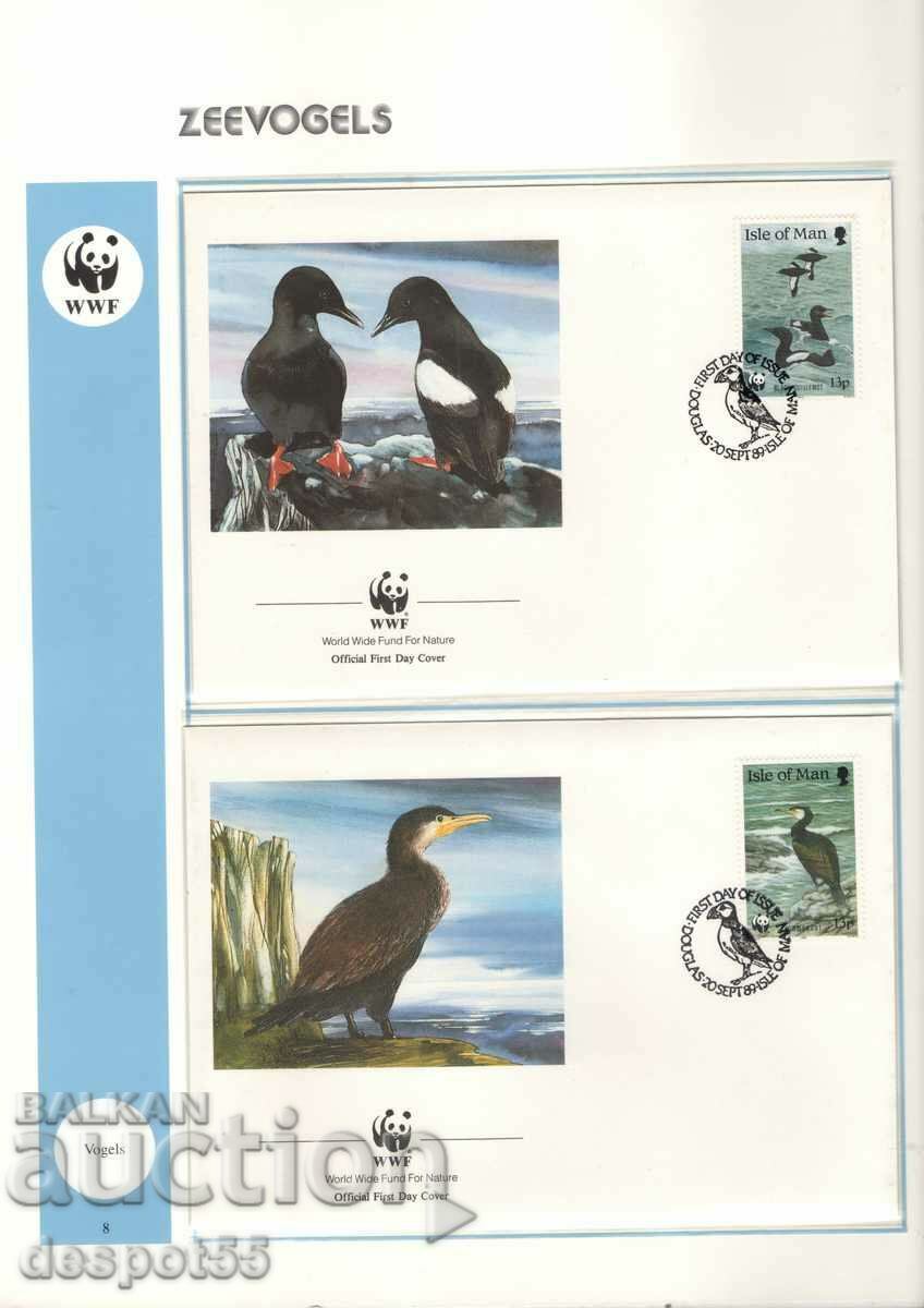 1989. Isle of Man. Environmental protection. 4 envelopes. with price 7.50 BGN | € 3.83 1989. Isle of Man. Environmental protection. 4 envelopes. with price 7.50 BGN | € 3.83