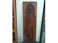 Sculptură în lemn Native American Nicaraguan