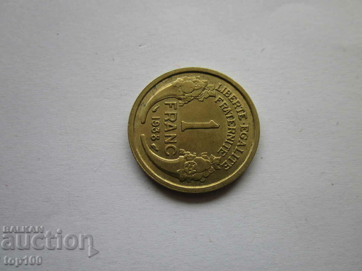 Δημοπρασία 1 ΓΑΛΛΟ 1938 AUNC BZC !!! Δημοπρασία 1 ΓΑΛΛΟ 1938 AUNC BZC !!!