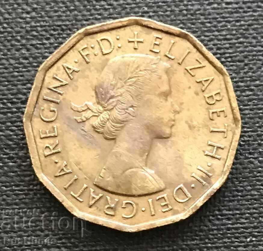 Great Britain. 3 pence 1966 with price 1.20 BGN | € 0.61 Great Britain. 3 pence 1966 with price 1.20 BGN | € 0.61