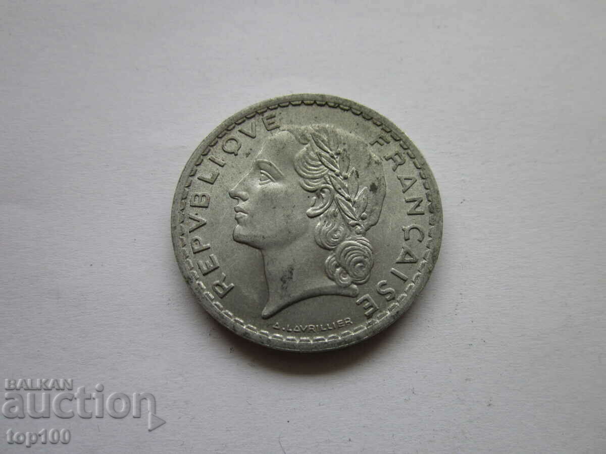 5 FRANCES 1949 AUNC BZC !!! with price 8.00 BGN | € 4.09 5 FRANCES 1949 AUNC BZC !!! with price 8.00 BGN | € 4.09