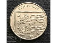 Great Britain. 10 pence 2014