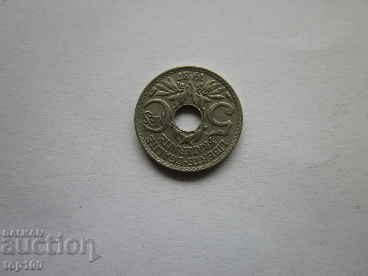 Licitație 5 CENTIMES FRANTA 1937 BZC EXCELENT !!!