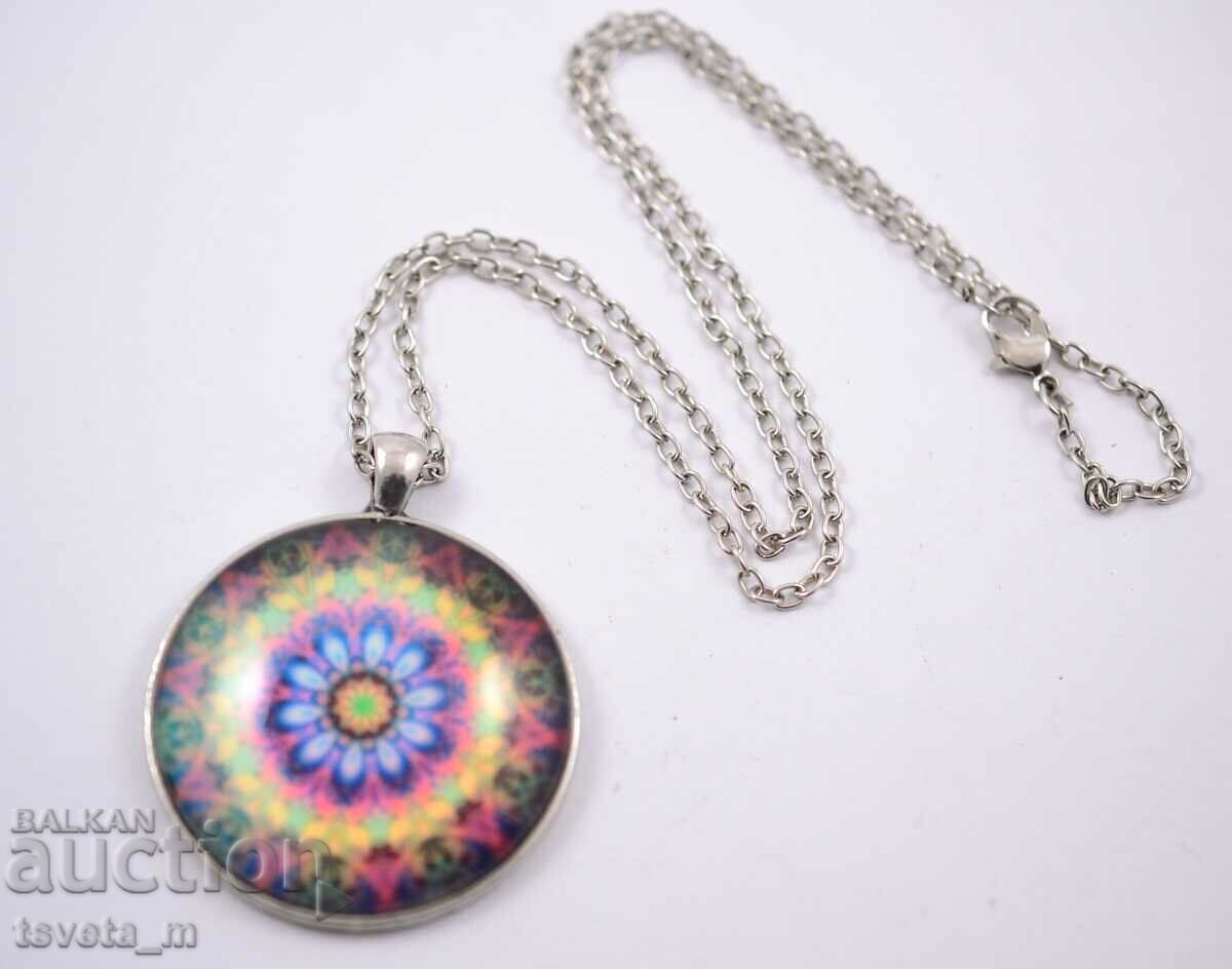 Mandala Romantism și dragoste împărtășită - medalion Mandala Romantism și dragoste împărtășită - medalion