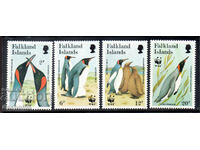 1991. Фолкландски о-ви. Застрашен вид - кралски пингвин.