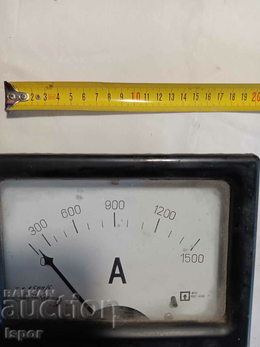 Large ammeter with price 16.00 BGN | € 8.18 Large ammeter with price 16.00 BGN | € 8.18
