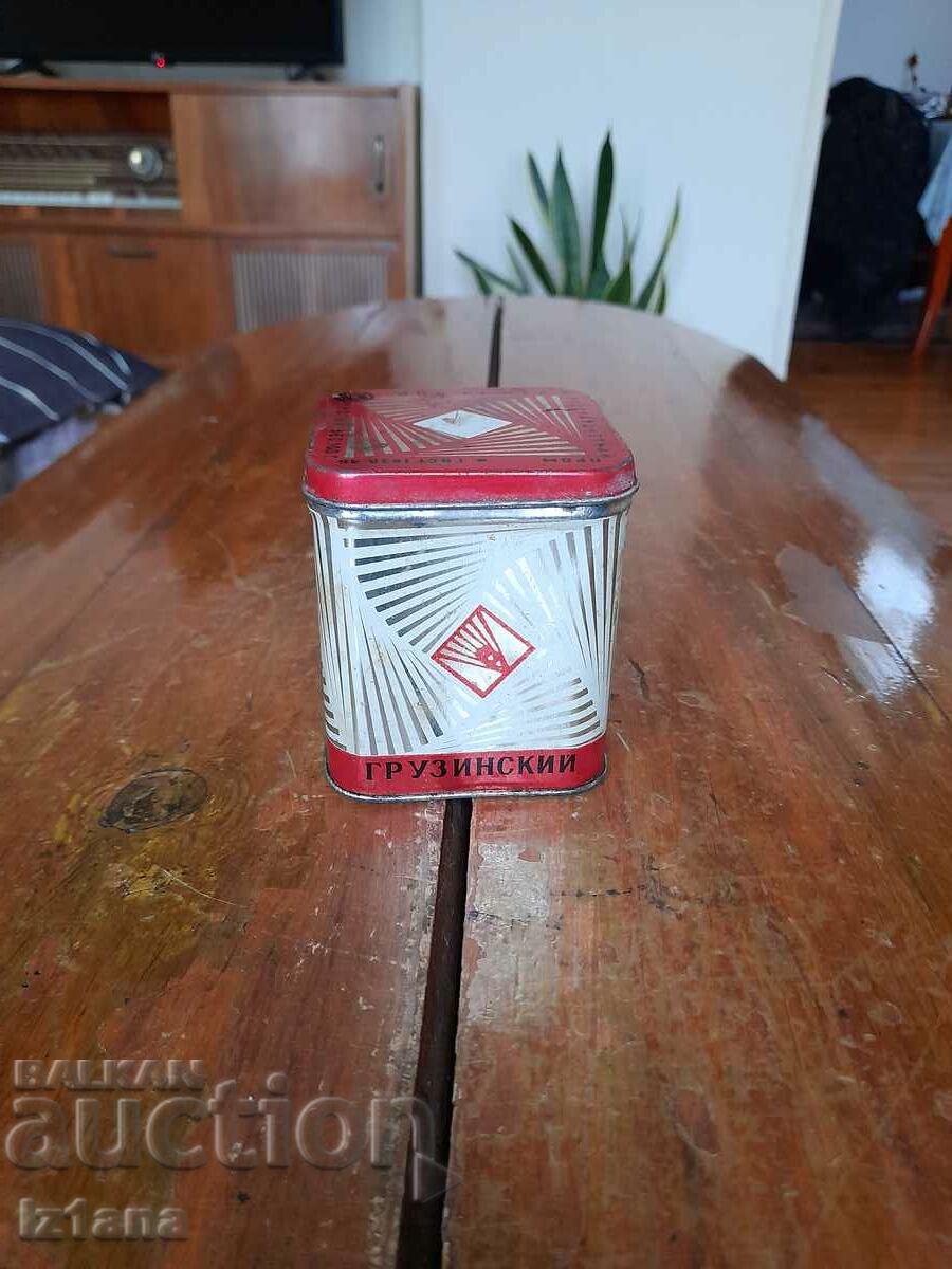 An old box of Georgian tea