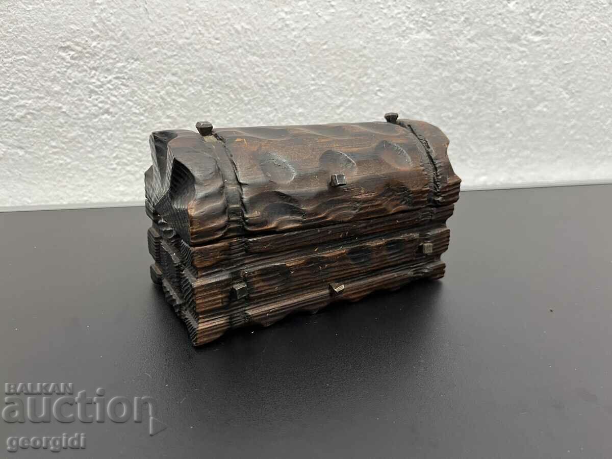 Cutie / cutie / sicriu din lemn pentru bijuterii. #4832