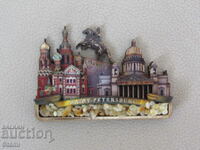 Magnet de chihlimbar autentic din Sankt Petersburg, Rusia