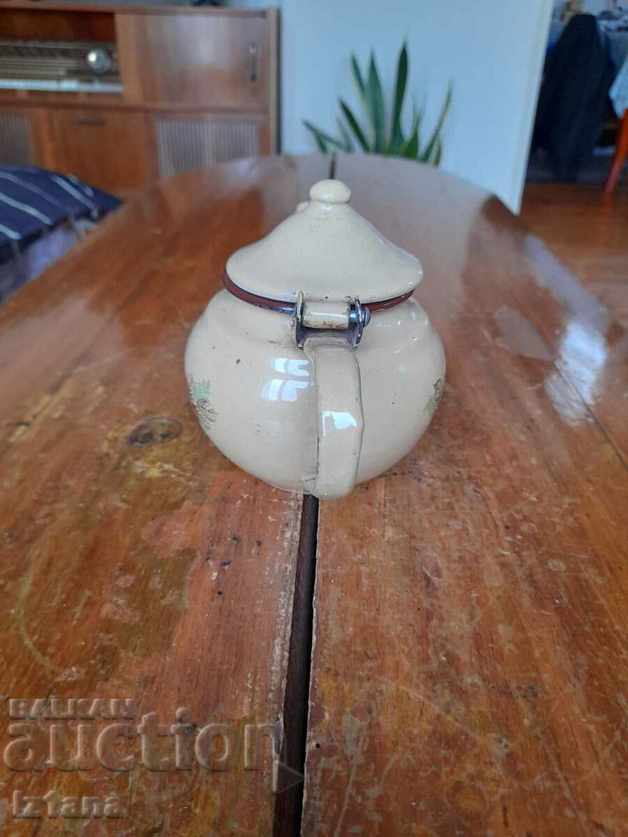 Old enamel teapot - 5 Old enamel teapot - 5