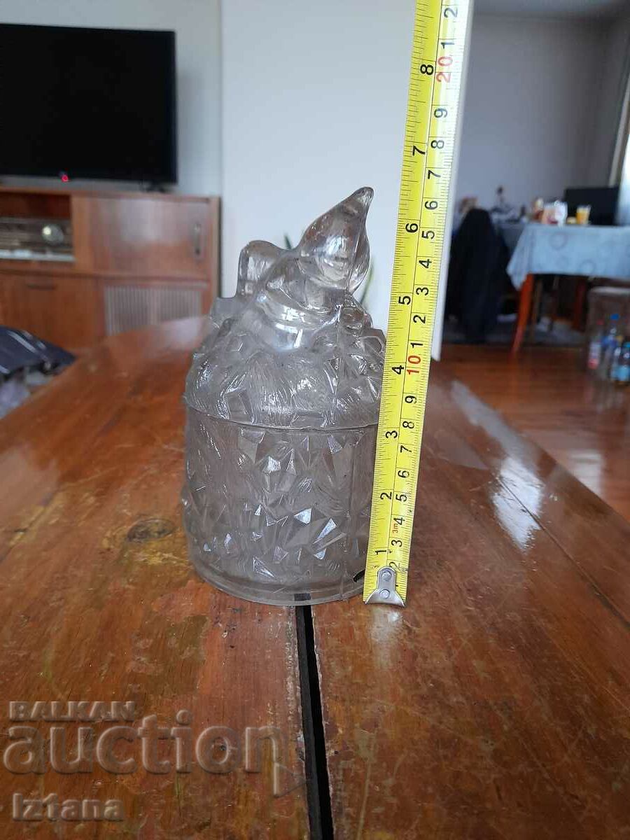 Licitație Vechi vas de zahăr din sticlă