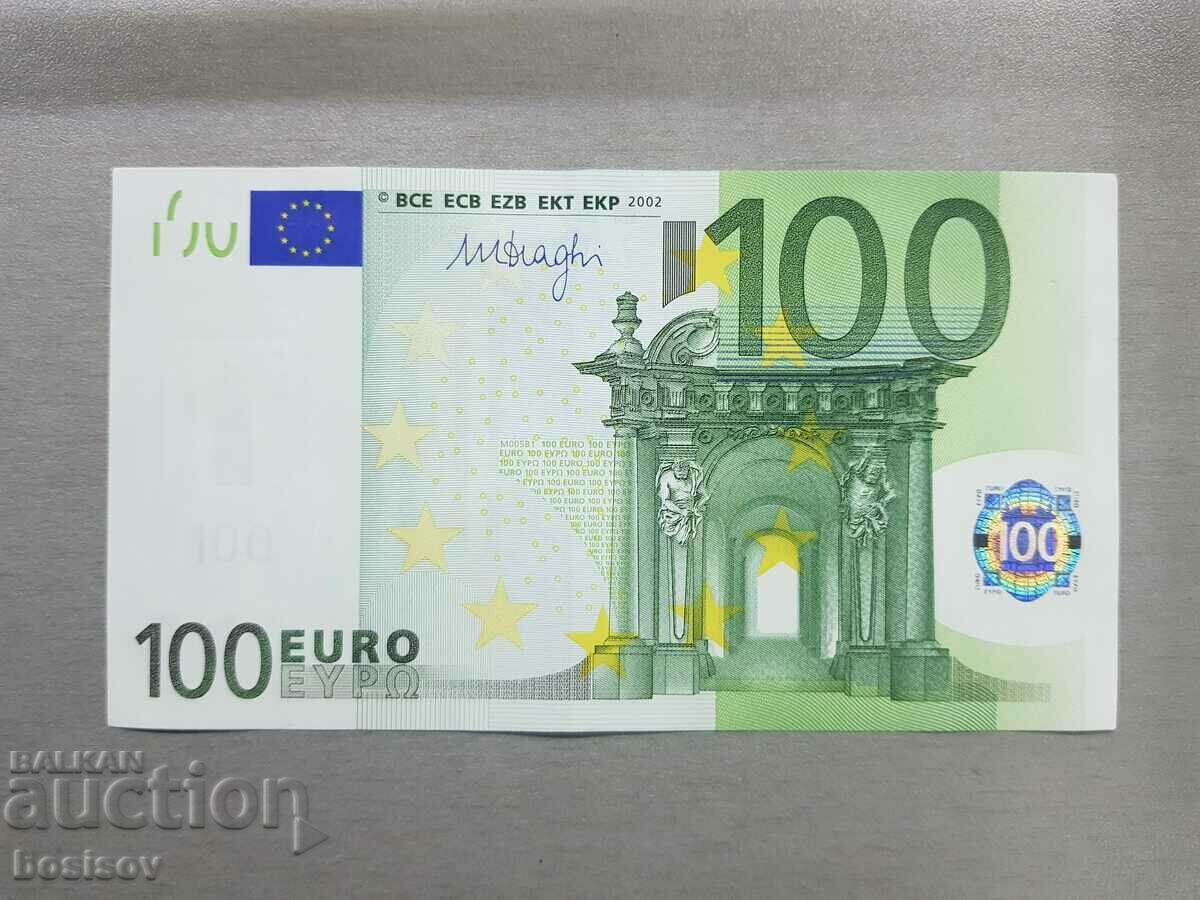 Bancnotă nouă de 100 de euro din prima serie