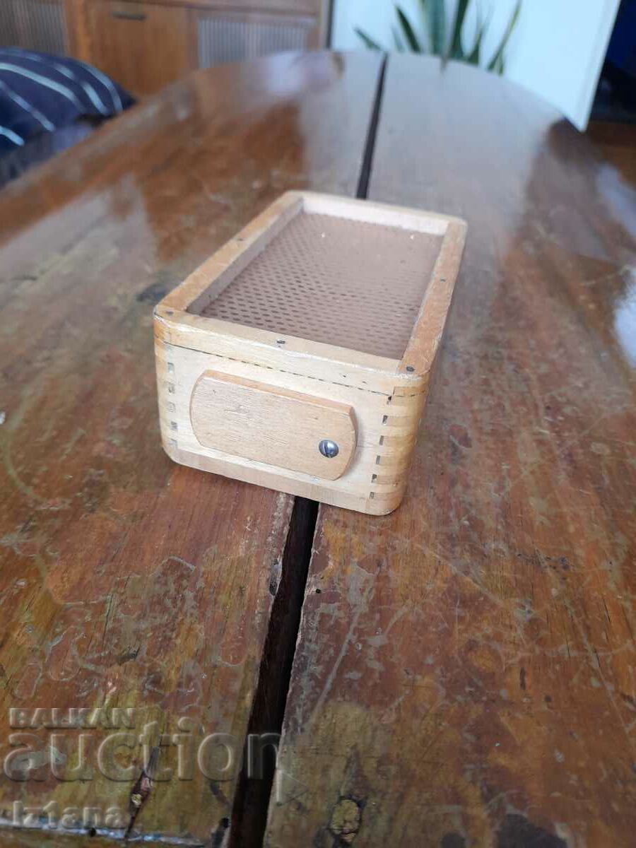 Delivery of Old fishing bait box