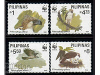 1991. Filipine. Specii pe cale de dispariție - Vulturul filipinez.
