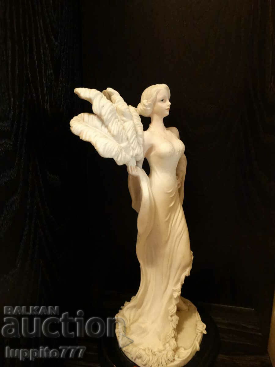 Auction Sculpture female figure handmade from plaster Auction Sculpture female figure handmade from plaster