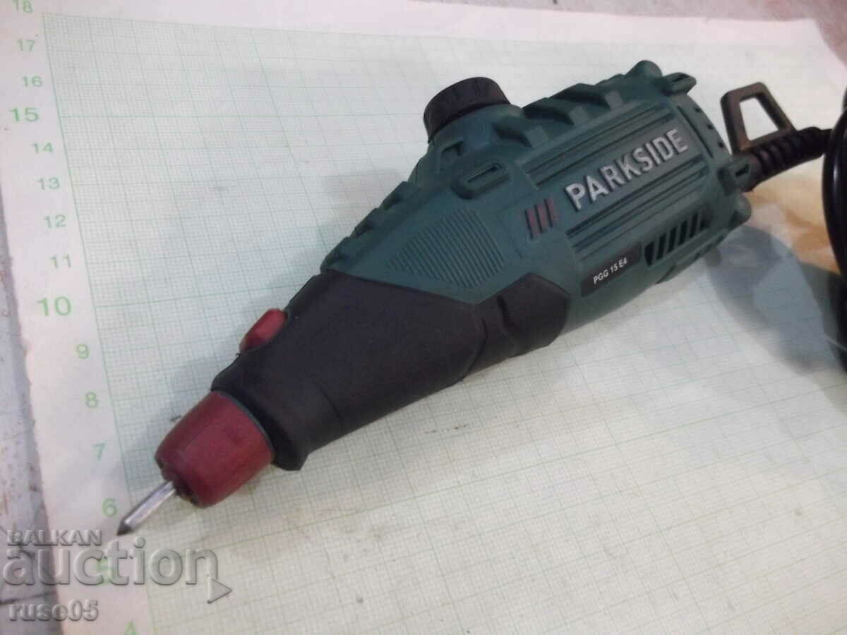 Engraving machine "PARKSIDE - PGG 15 E4" working with price 30.00 BGN | € 15.34 Engraving machine "PARKSIDE - PGG 15 E4" working with price 30.00 BGN | € 15.34