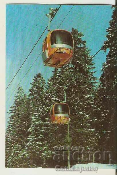 Card Bulgaria Borovets Cable car for "Yastrebets" 1**