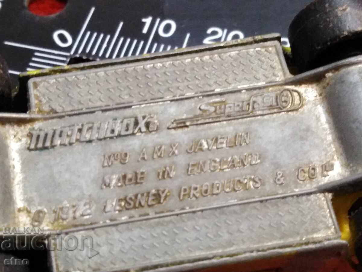 1972 AMX JAVELIN MATCHBOX- ENGLAND Toy Toys - 6