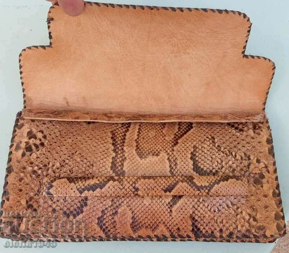 Snake skin bag with price 140.00 BGN | € 71.58
