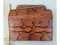 Snake skin bag