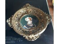 Royal Viennese portrait plate