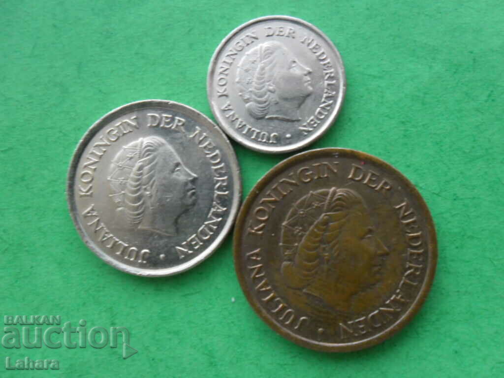 5, 10 and 25 cents 1979. Netherlands with price 1.00 BGN | € 0.51